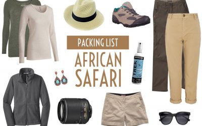 Recommended Safari Packing List